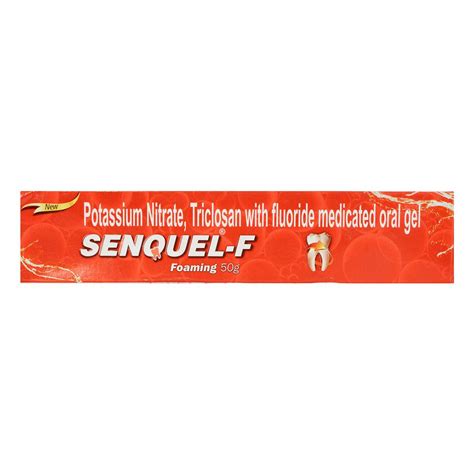 Buy Senquel - F Foaming Medicated Oral Gel, 50 gm | 19 Minutes Delivery ...