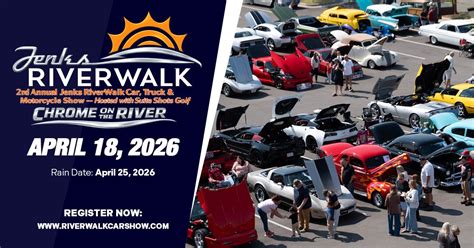 2nd Annual Jenks Riverwalk Car, Truck & Motorcycle Show — Hosted with ...