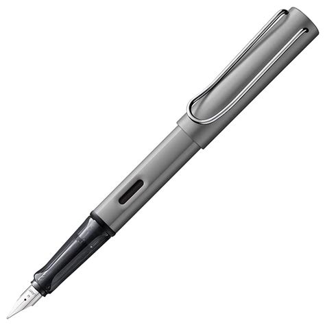 Lamy AL-Star Graphite Fountain Pen Broad Nib with T10 Blue cartridge ...