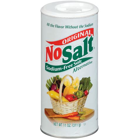 NoSalt Original Sodium-Free Salt Alternative, 11.0 oz Bottle - Walmart ...
