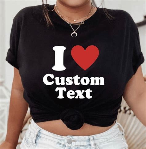 Custom Shirt, I Heart Shirt, Custom I Love T Shirt, Matching Couples ...