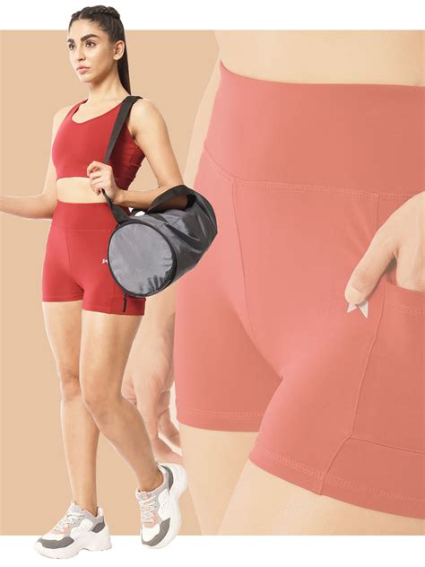 High Waist Cycling Short – Maroon | Muscle Torque