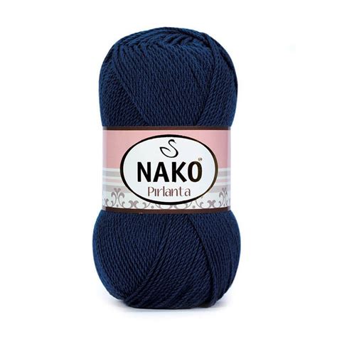 Nako Pirlanta Yarn - Navy Blue 4253 – Magic Needles