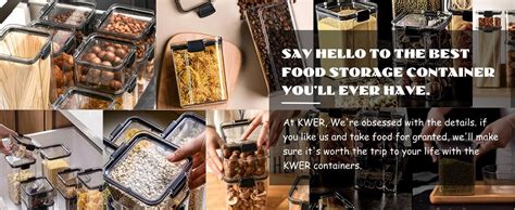 KWER 400ml Air Tight Container Set For Kitchen Set For Home Kitchen ...