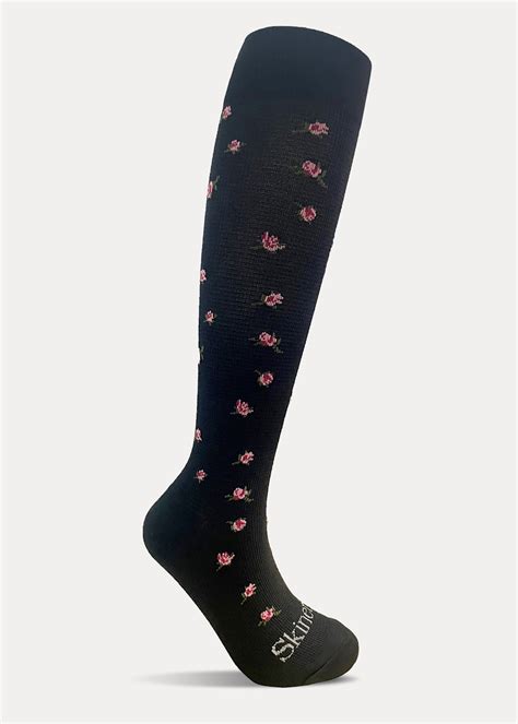 Skinergy Skinergy Mini Rose Compression Sock | Scrubs & Beyond