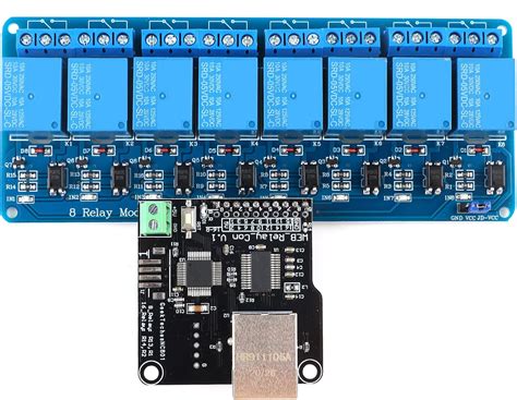 Relay Network Ethernet Relay Controller Module India | Ubuy