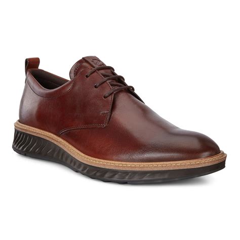 ECCO Men's ST. 1 Hybrid Dress Shoe Cognac | Laurie's Shoes