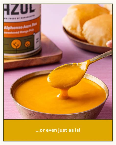 Ratnagiri Alphonso Aam Ras | Pure Unsweetened Mango Pulp - Aazol: Home ...