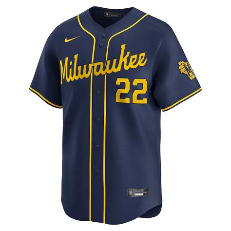 Nike Christian Yelich Milwaukee Brewers Alternate Limited Player Jersey ...