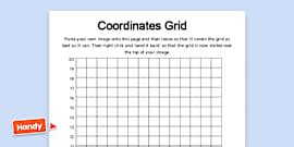 Blank Quadrants Coordinate Worksheets
