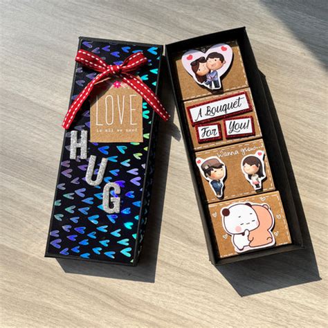 Love Relationship Matchbox Card | 4 Cards – The Craft Gallery