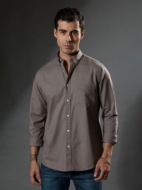 Classy - Turkish Fit Shirt With Elbow Patch - Dark Grey – Espanshe