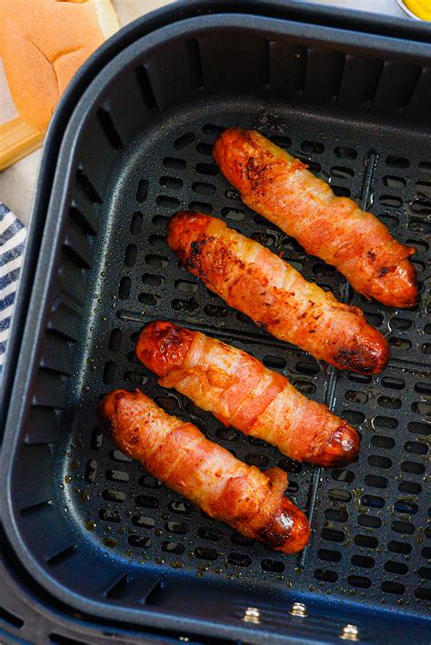 Deep Fried Bacon Wrapped Hot Dogs