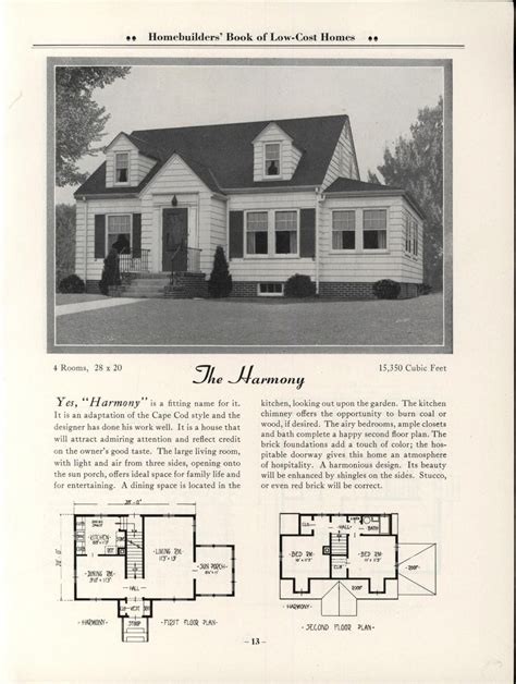 Cape Cod House Floor Plan