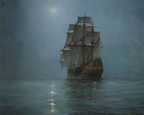 Ship ahoy | Ship paintings, Montague dawson, Sailing ships