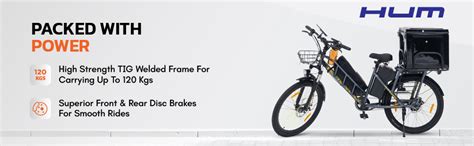 Motovolt HUM Electric Cycle - Standard | 105 Km Range | 250W 36V BLDC ...