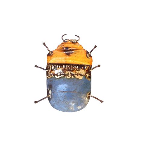 Stylish Recycled Iron Beetle Wall Mount | Insect Collectors | dekulture