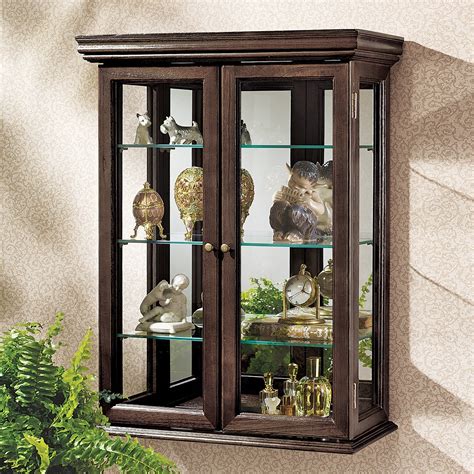 Wall Mounted Cabinet with Glass Doors | Foter