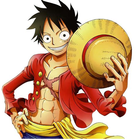Download Epic Luffy One Piece Holding Straw Hat Wallpaper | Wallpapers.com