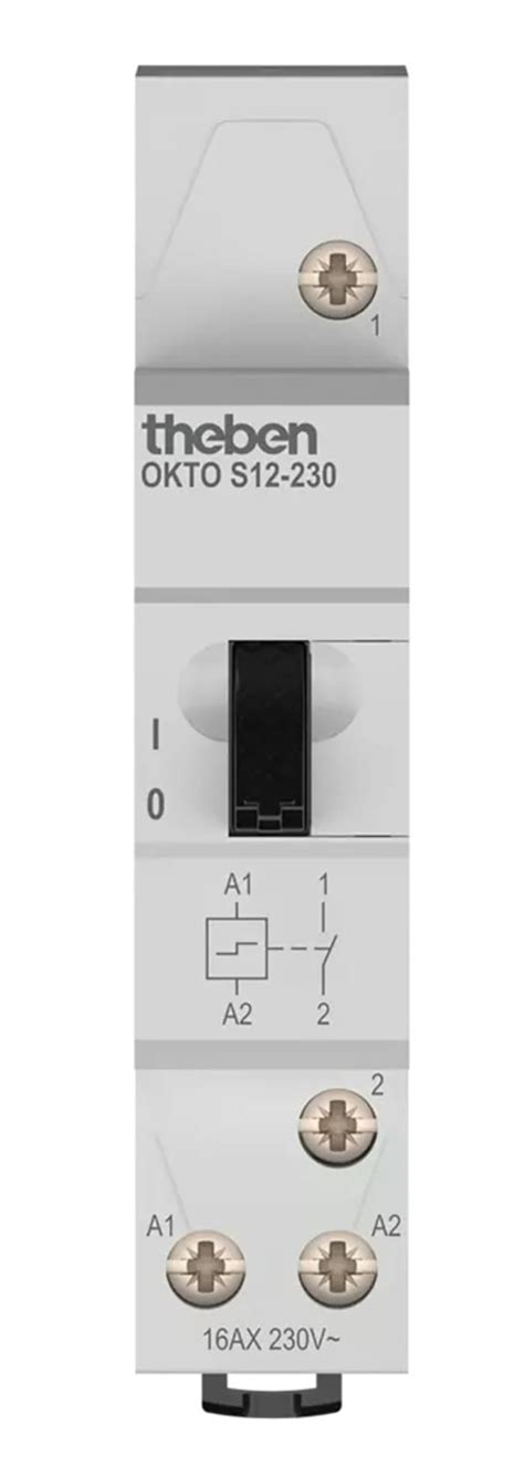 3120120 Theben | Theben DIN Rail Latching Latching Relay, 230V ac Coil ...