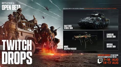 Battlefield 6 Twitch Drop Rewards Guide: Early Access & Skins