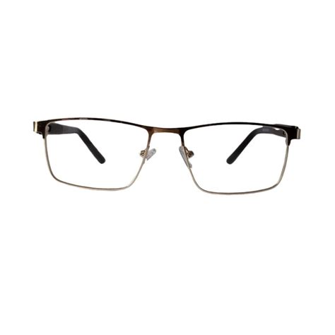 Premium Luxury Rectangle Gold Full Frame Glasses – Glasses India Online