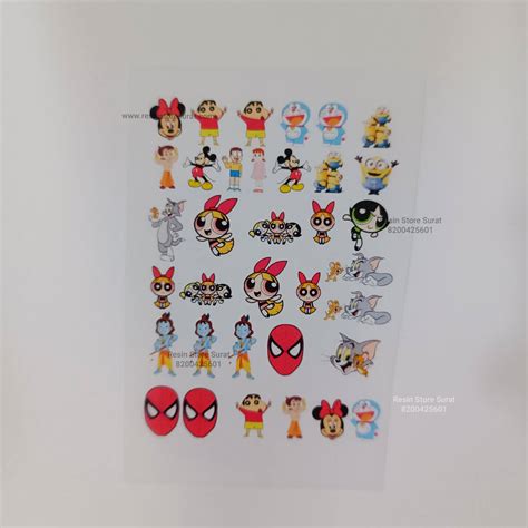 Rakhi Cartoon - Insert Sheet – Resin Store Surat