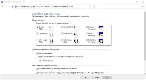 Cursor Settings Control Panel 的图像结果