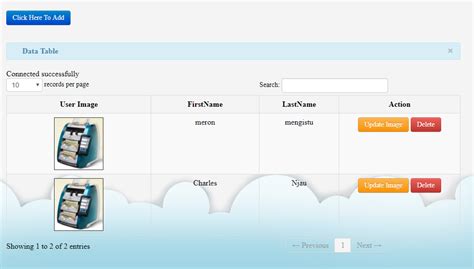 Crud Table JavaScript Y HTML 的图像结果