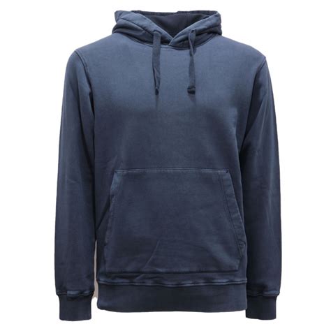 1727AL felpa uomo FRADI man washed vintage effect cotton sweatshirt blue