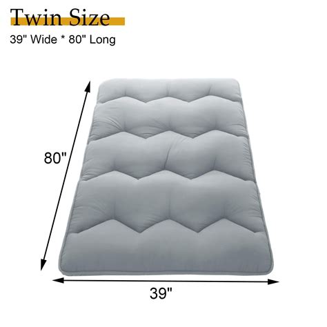 Towallmark Japanese Futon Mattress Twin, Floor Mattress, 3 Inch Thick ...