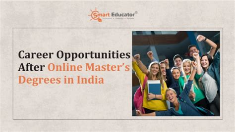 Career Opportunities After Online Master's Degrees in India