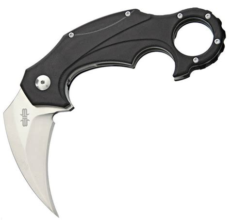 Brous Blades Enforcer Satin Karambit Knife - Perry Knife Works