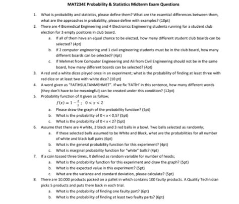 Image result for MIT Probability Midterm Exam Questions