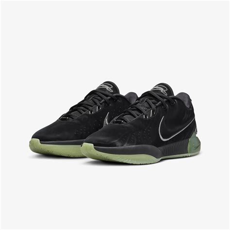 Buy Black, Mtlc Pewter Iron, Grey Oil and Green Nike Lebron XXI Tahitian EP Shoes for Men Online ...