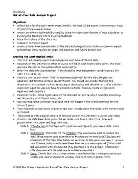 Image result for Precalculus Project Examples