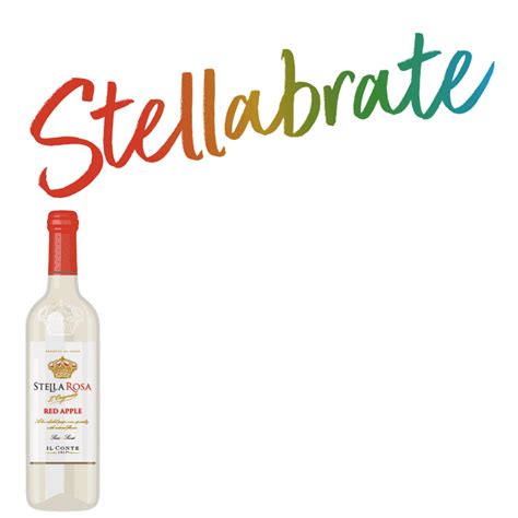 Rainbow Pride Sticker by Stella Rosa Wines for iOS & Android | GIPHY