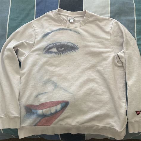 Pleasures x Guess Drew Barrymore Sweatshirt - Depop