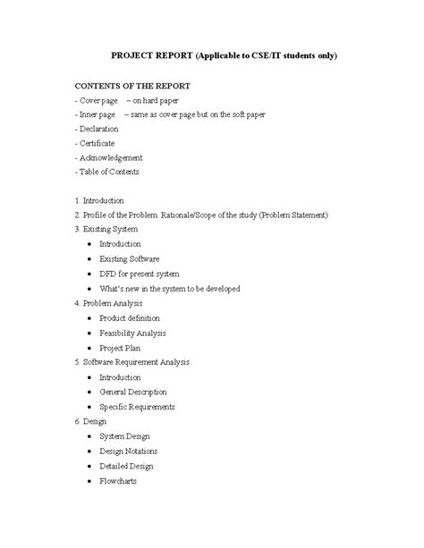 Capstone Project Report Format (B.Tech 2023) - Studocu