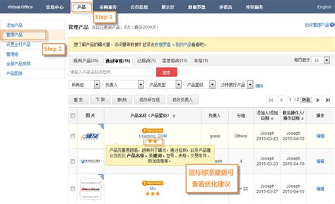 如何查看产品星级 - 中国制造网会员电子商务业务支持平台
