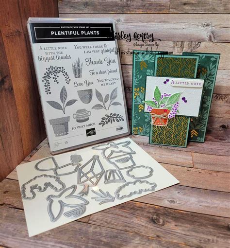 Stampin’ Up! Plentiful Plants A Little Note – Stampin with Shirley G