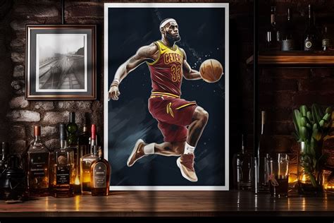 Lebron James Poster - Lebron Poster - Poster Art - AI Generated Art ...