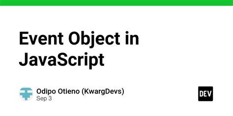 Image result for What Is Event Object in JavaScript