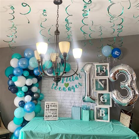 Buy Blue White Balloons, 50 Pcs 12 Inch Teal Blue Navy Blue Light Blue ...