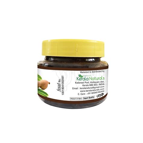 Tamarind (Valan Puli) 200 gm - Dried and Seedless Imli - Kerala Naturals