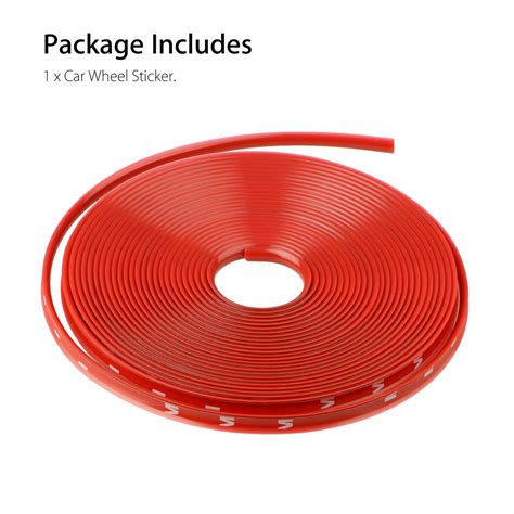 26FT Car Wheel Hub Rim Edge Protector Ring Tire Guard Sticker Line ...