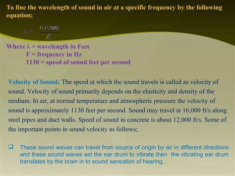 Speed Of Sound Feet Per Second