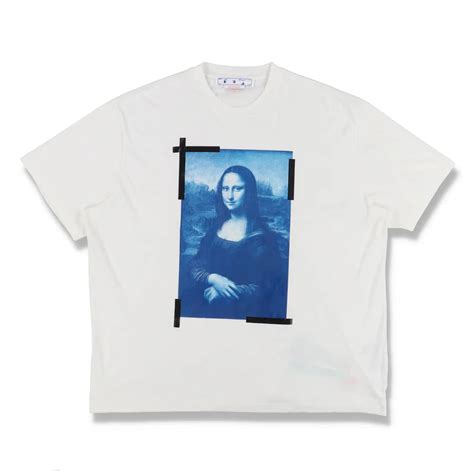 Off-White White Mona Lisa Logo Oversized T-Shirt – HYPEWORLD