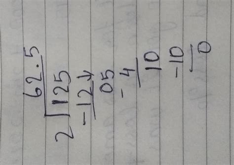 2 divided by 125 with steps - Brainly.in