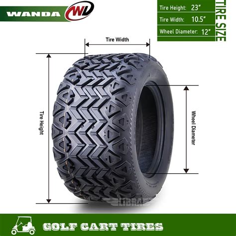 WANDA 23X10.5-12 Golf Cart ATV Tires 4 Ply 23x10.5x12 -Set 4 -14034 | eBay